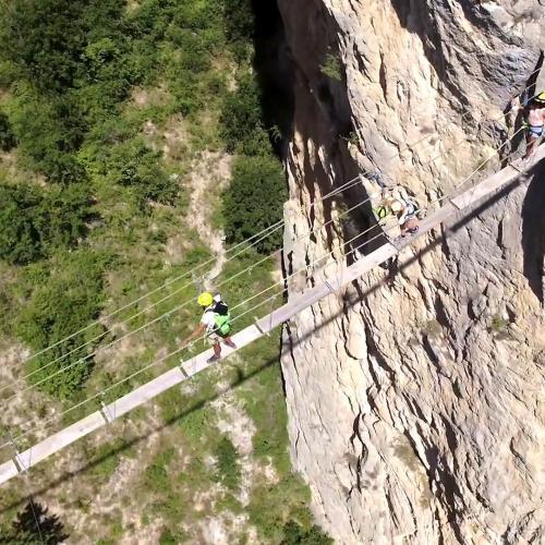 Via ferrata Grande Fistoire avec Insider ROCKSIDERS