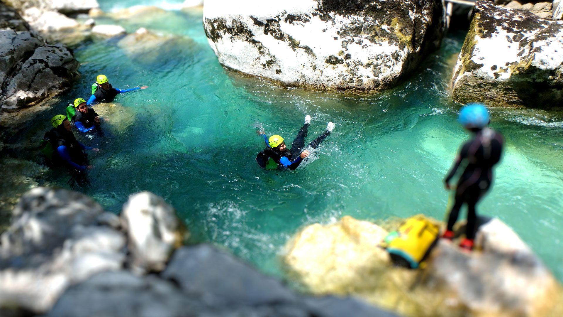 Canyoning dans la Ferné et le Verdon avec ROCKSIDERS