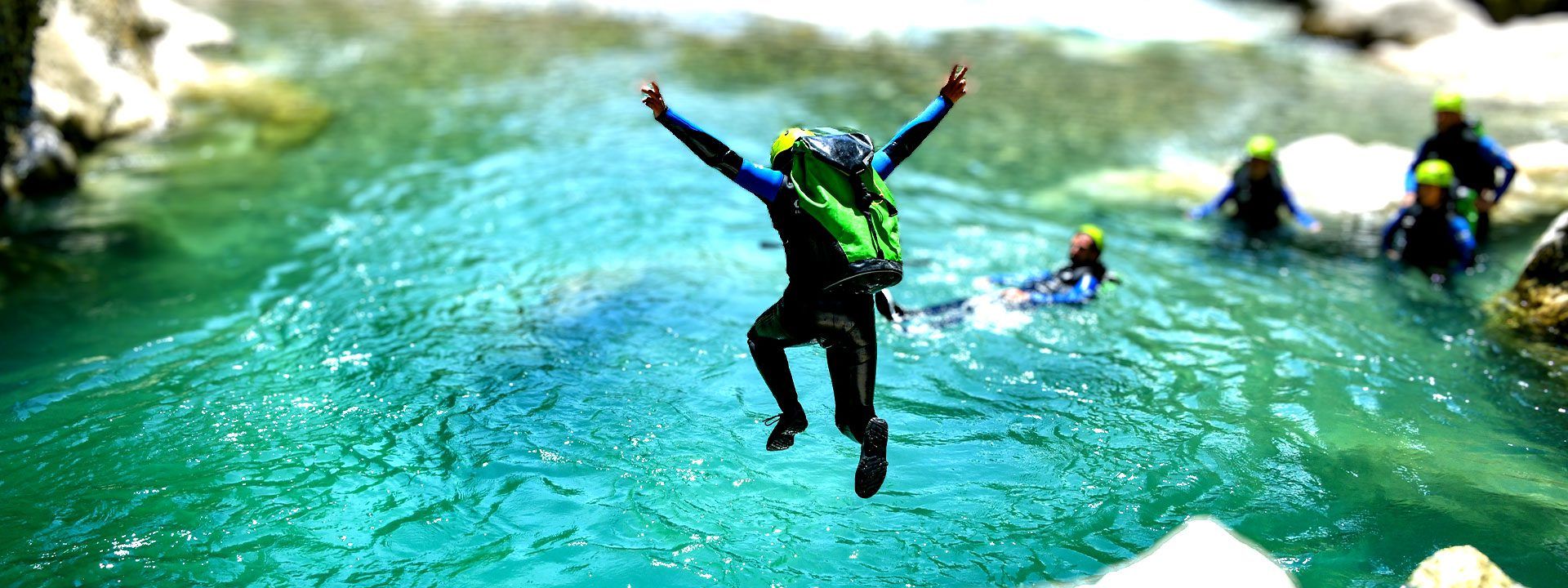 Canyoning sur une demi-journée dans le Verdon par le Couloir Samson avec ROCKSIDERS | ©Verdon Photo